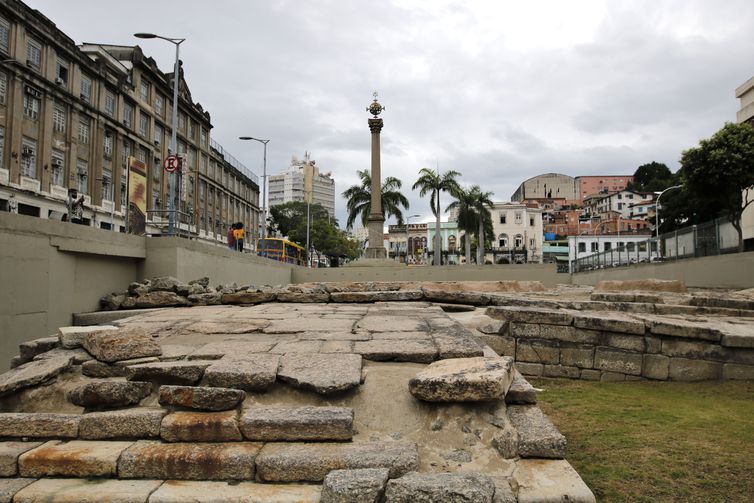 Sítio  arqueológico  Cais  do  Valongo,  na  região portuária  do  Rio,  é  Patrimônio da Humanidade - Tânia Rêgo/Agência Brasil