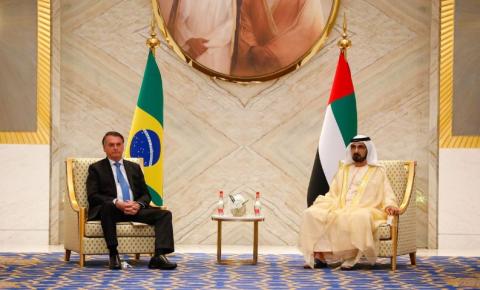 Presidente se reúne com emir de Dubai