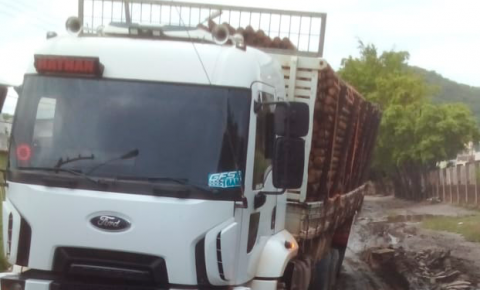 Vídeo: Caminhão atola na BR-259 após chuva piorar trecho em Aimorés.