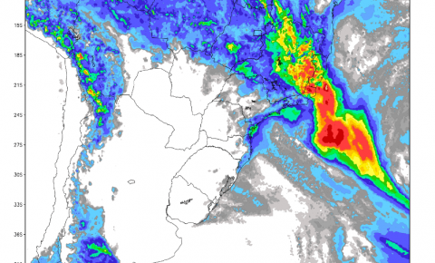 Previsão de fortes chuvas em Baixo Guandu, Aimorés e região.