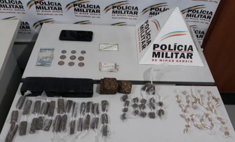Tráfico de drogas: Polícia Militar realiza apreensão em Resplendor